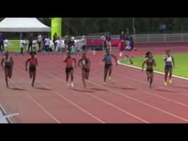 100m – Finale A – TCF – Meeting National 1 de Cergy-Pontoise – 22/06/2018 – Cergy-Pontoise