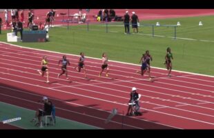 100m – Serie 4 – JUF – Championnats de France Jeunes CA JU – 20/07/2018 – Bondoufle
