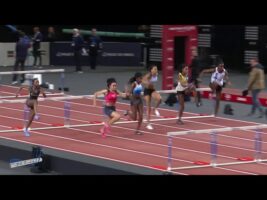 60m Haies – Finale A – JUF – Championnat Régionaux Ca & Ju 27/01/2019 – Bercy