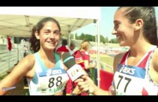Interview Julia CHEROT Eliette CHAPUT – Championnats de France Jeunes CA JU – 20/07/2018 – Bondoufle