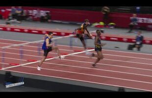 60m Haies – Finale A – JUM – Championnat Régionaux Ca & Ju 27/01/2019 – Bercy