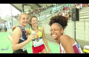 Interview Elina Marie-julie Emma – Championnats de France Jeunes CA JU – 21/07/2018 – Bondoufle
