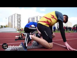 Départ 100m Minimes Triathlon 92 – Châtillon – 14/04/2019