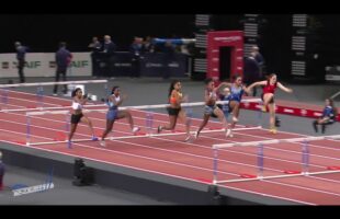 60m Haies – Finale B – JUF – Championnat Régionaux Ca & Ju 27/01/2019 – Bercy