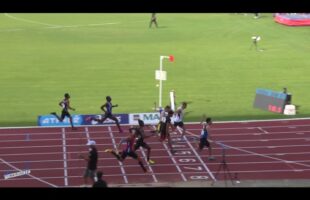 100m – Demi Finale 1 – JUM – Championnats de France Jeunes CA JU – 20/07/2018 – Bondoufle