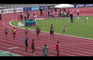 100m – Demi Finale 3 – CAF – Championnats de France Jeunes CA JU – 20/07/2018 – Bondoufle