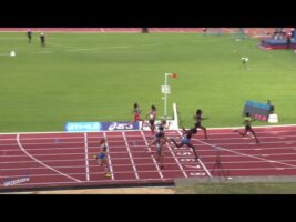 100m – Demi Finale 1 – CAF – Championnats de France Jeunes CA JU – 20/07/2018 – Bondoufle