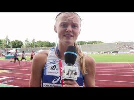 Interview Marine Emma Marie – Championnats de France Jeunes CA JU – 21/07/2018 – Bondoufle