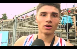 Interview Aurelien LARUE  – Championnats de France Jeunes CA JU – 20/07/2018 – Bondoufle