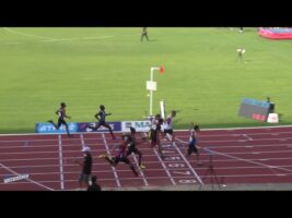 100m – Demi Finale 1 – JUM – Championnats de France Jeunes CA JU – 20/07/2018 – Bondoufle