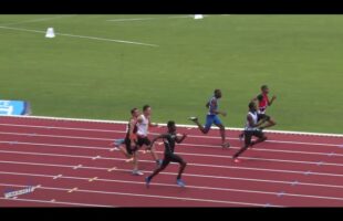 100m – Serie 1 – CAM – Championnats de France Jeunes CA JU – 20/07/2018 – Bondoufle